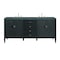 James Martin Vanities 72'' Double Vanity, Carbon Oak w/ 3 CM Parisien Bleu Quartz Top 485-V72-CBO-3PBL - alternate 1